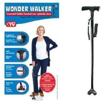 afbeelding belangrijke veiligheidswaarschuwing wonder walker wandelstok toppers van tv bv verkocht bij kruidvat