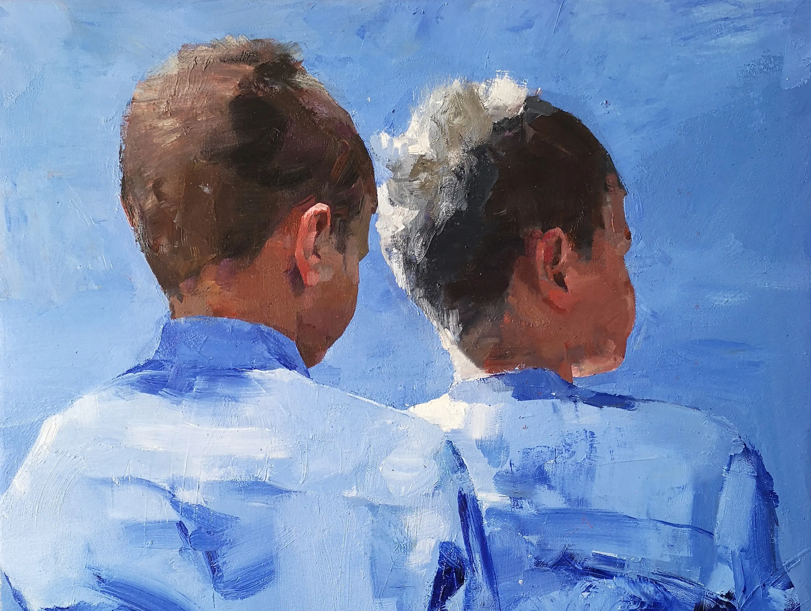 brothers 7060 oil on canvas