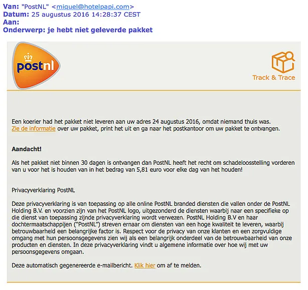 csm postnl nietgeleverdepakket da8003919e