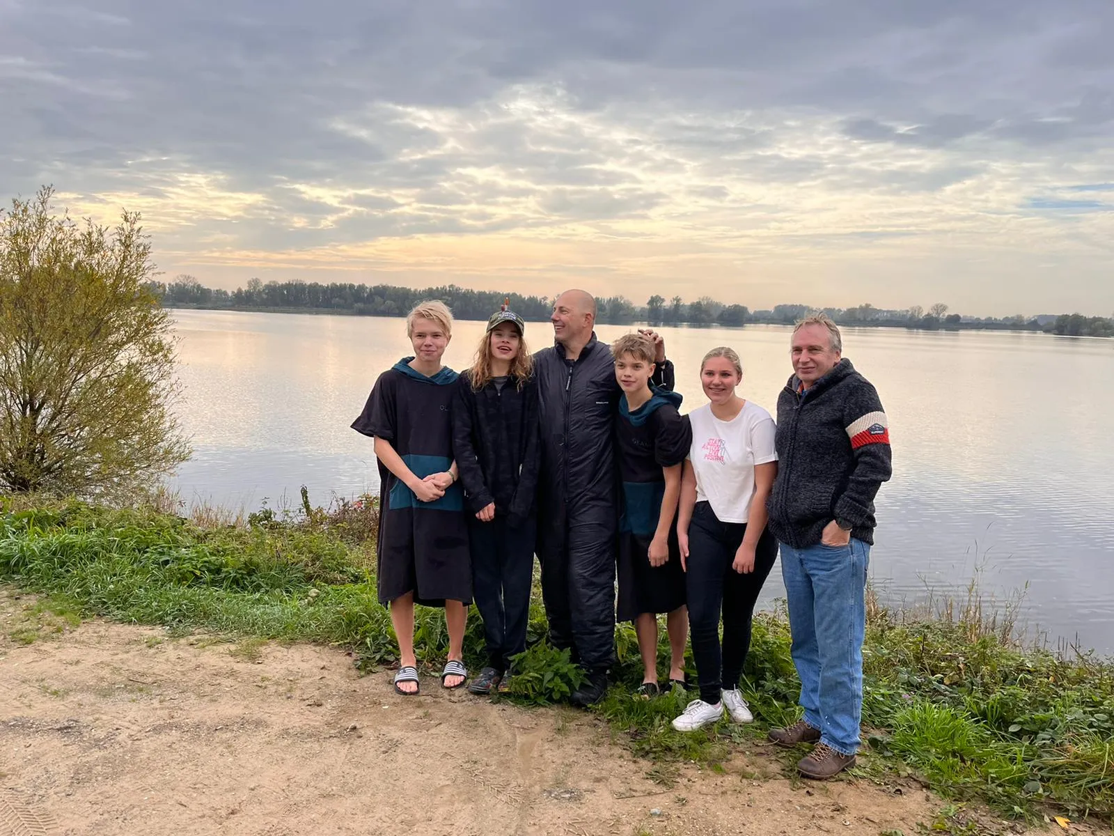 greop van 4 met instructeurs