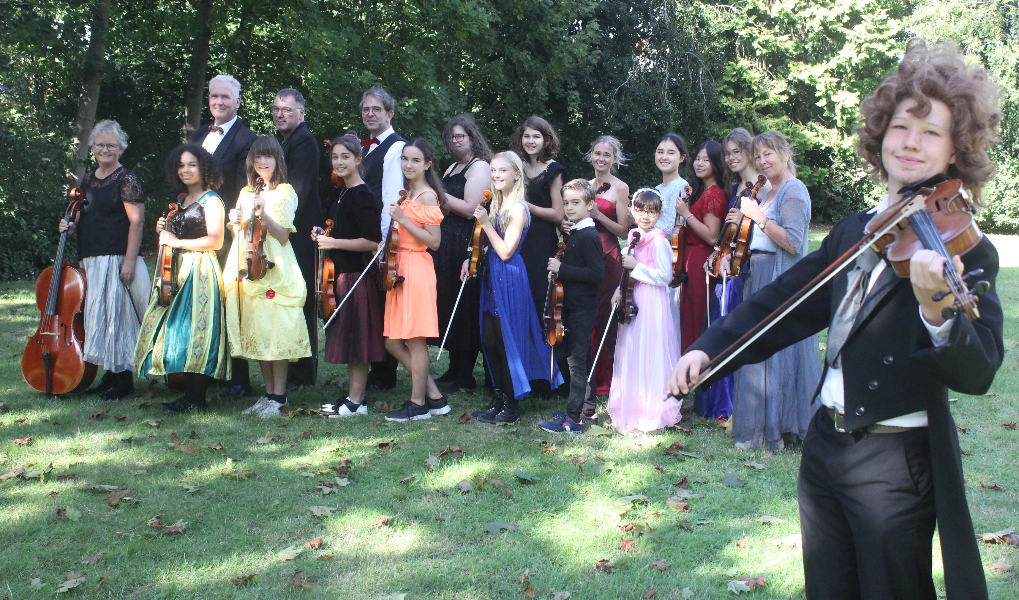 groepsfoto andere rieu orkest 17 9 2