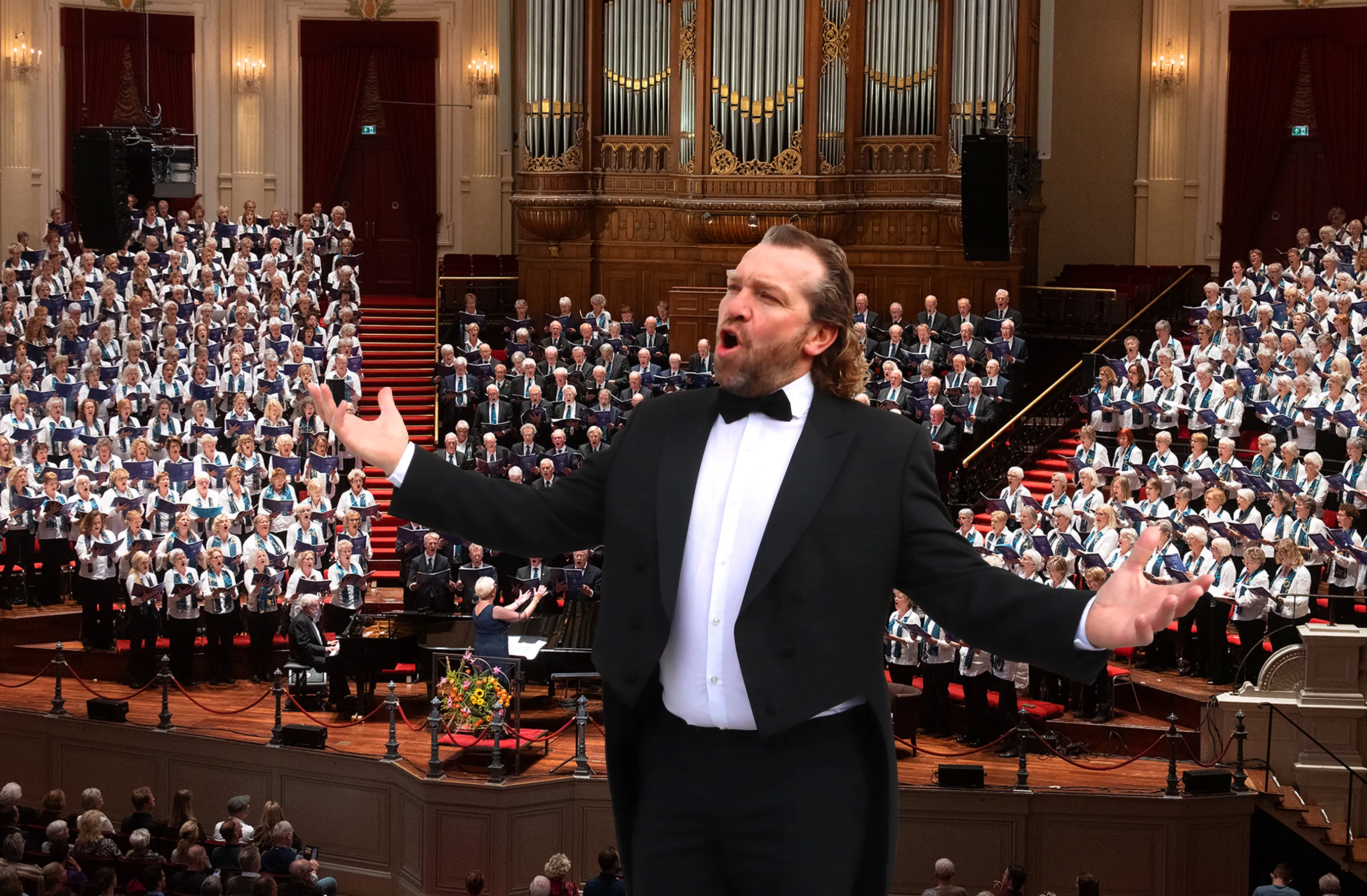 grootkoor en tenor florian