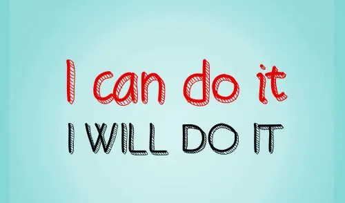 i can do it i will do it