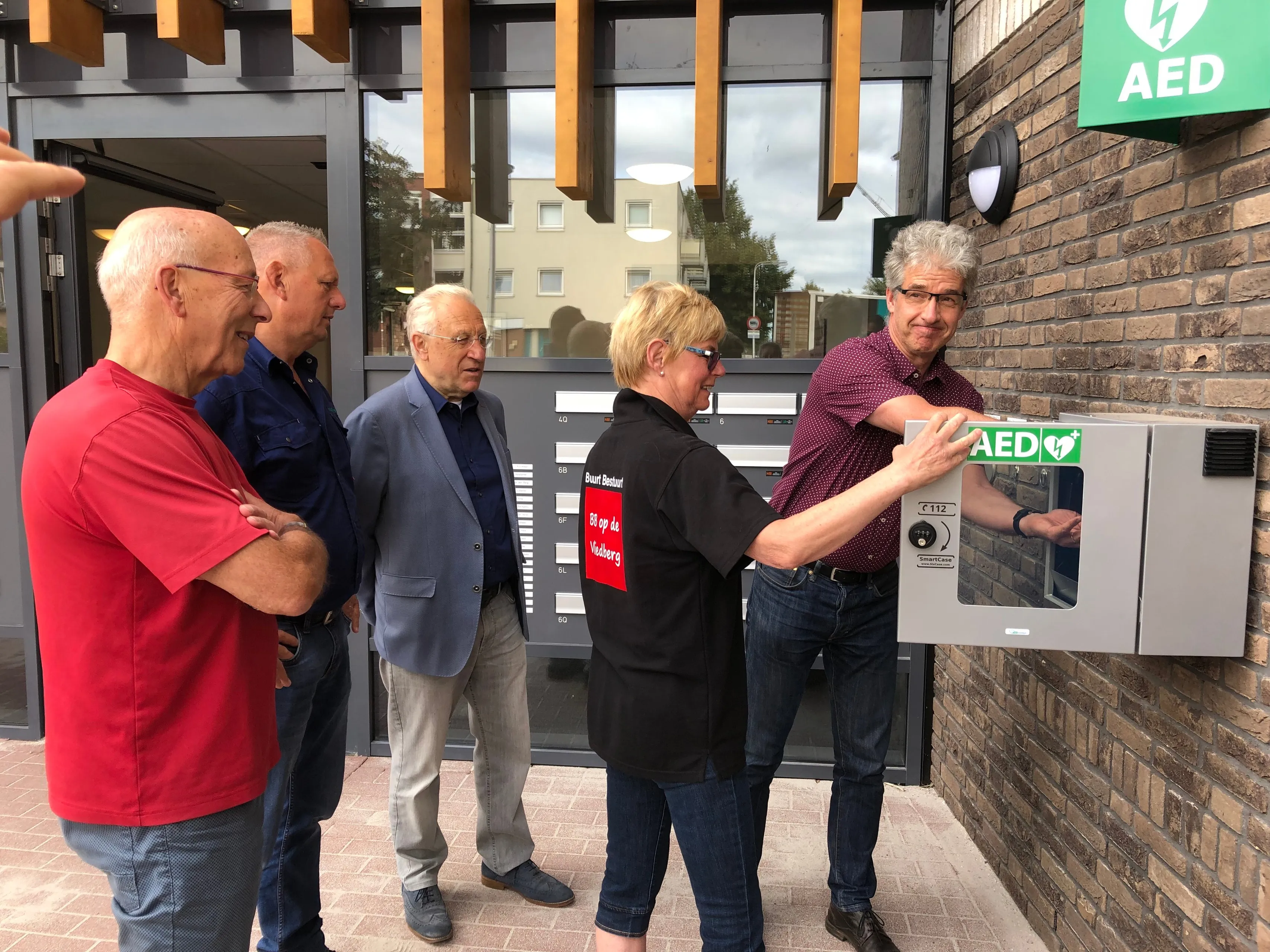 plaatsing aed in vlijmen