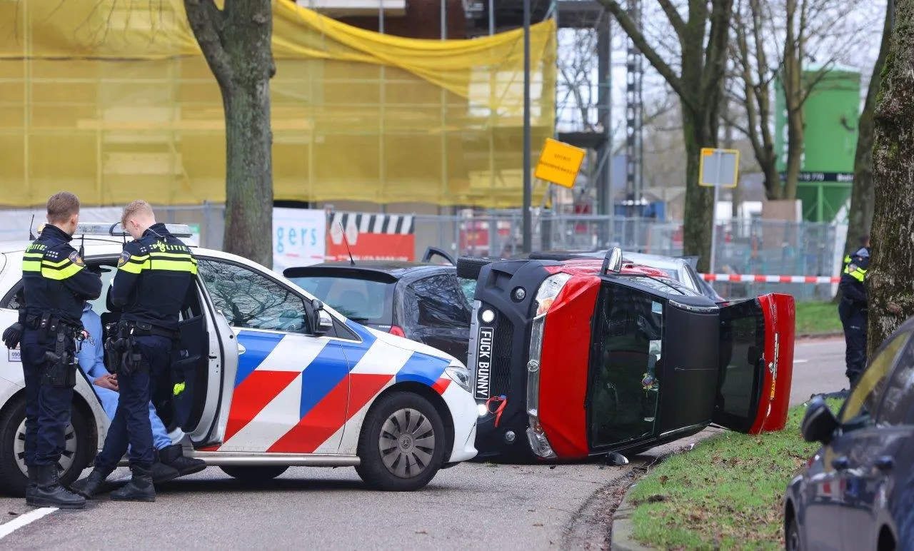 schot bij ongeval 3