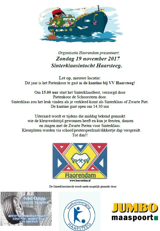 sinterklaas 2017