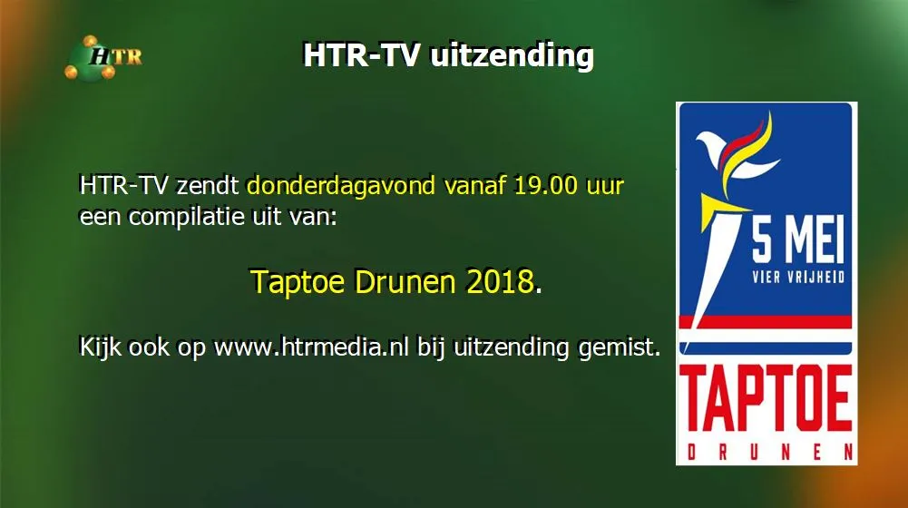 taptoe drunen 2018