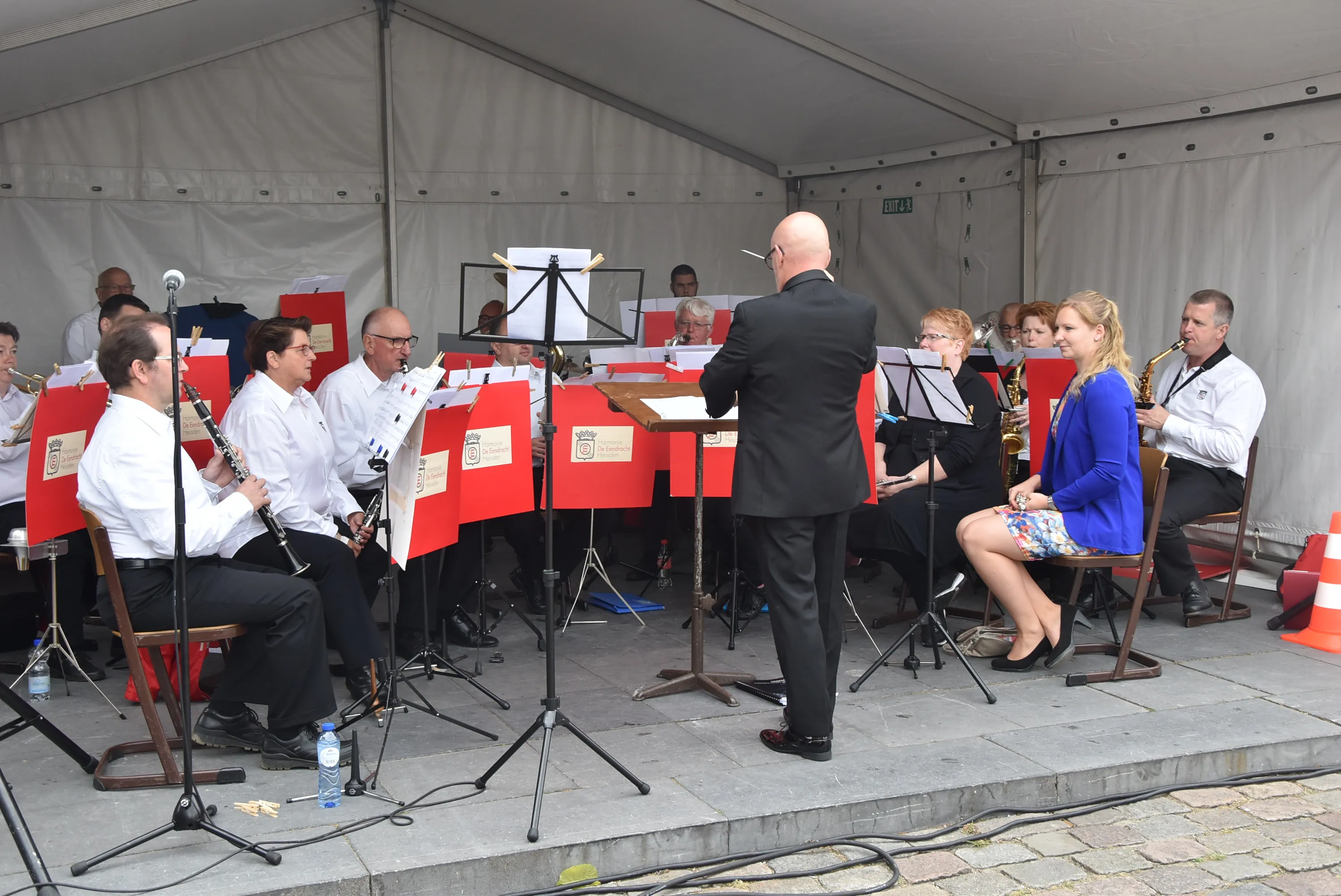 vismarktconcert 2018 harmonie de eendracht olv dirigent ad van beek 1