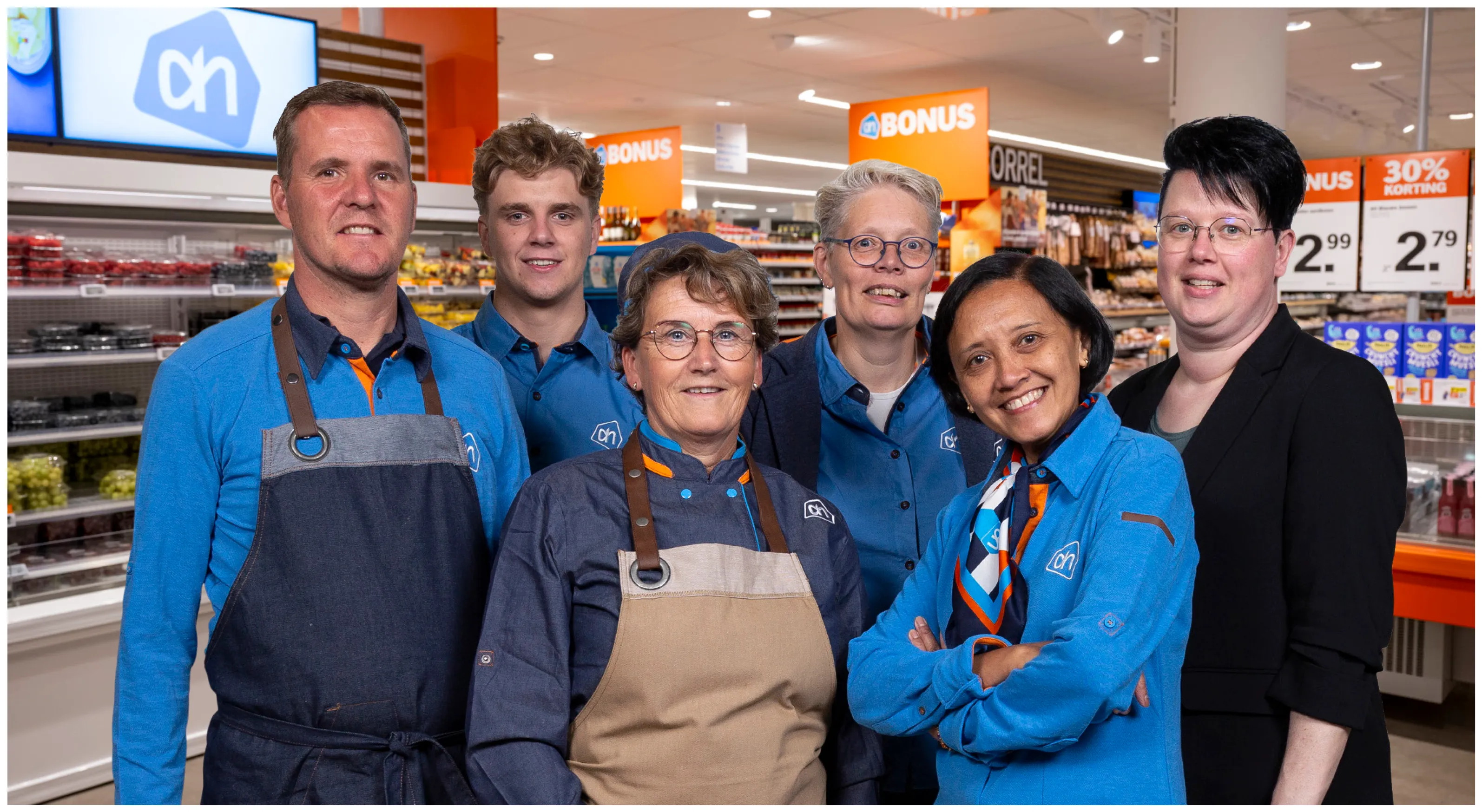 winkelteam drunen foto albert heijn jan linders andries van der ree