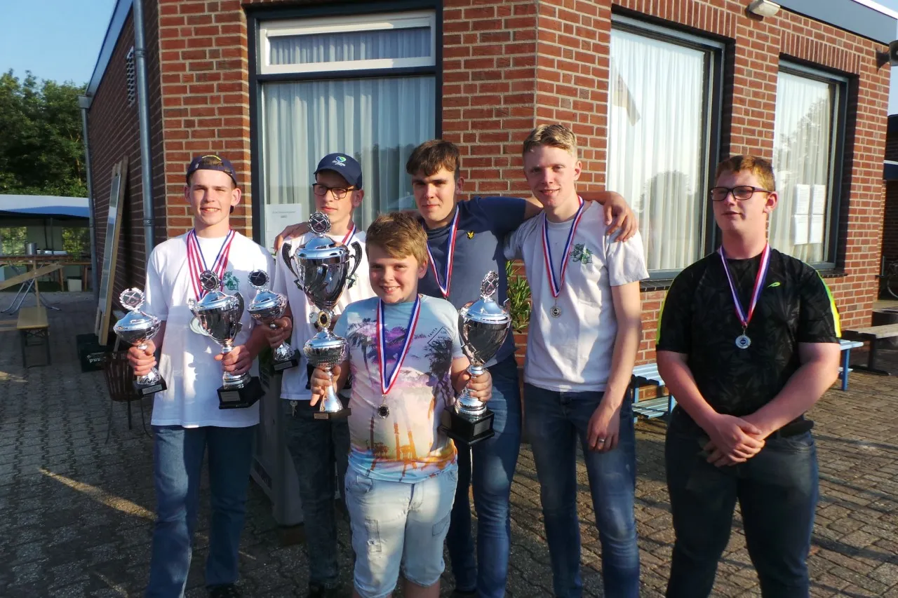 winnende jeugdleden nk 22 juni 2019