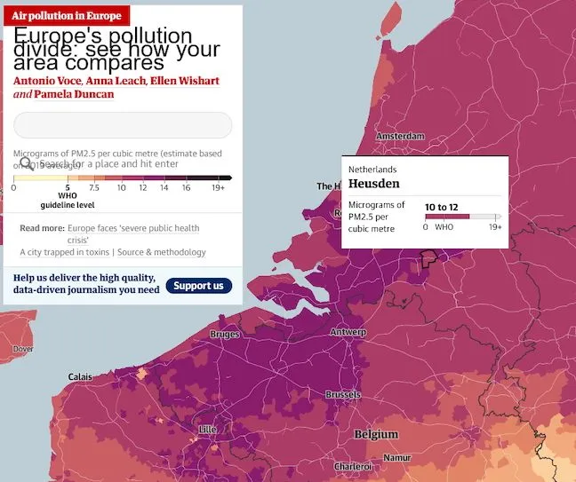 2024 10 26a benelux sep2023 persbericht nmvh luchtkwaliteit hoe staat het met de luchtkwaliteit in heusdenpm25 gemeente heusden uitsnede