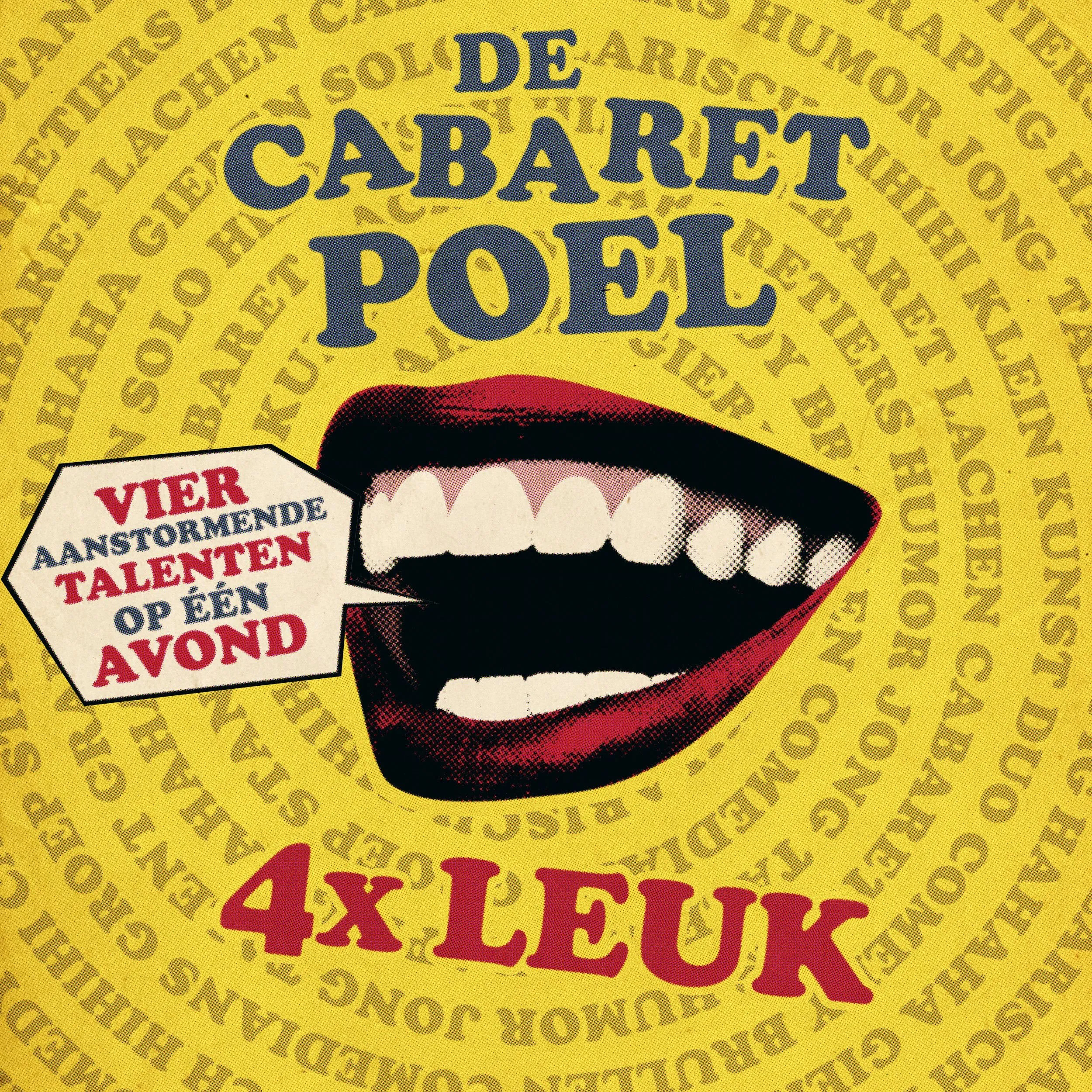 logo cabaretpoel vier keer leuk ontwerp matthias tuns