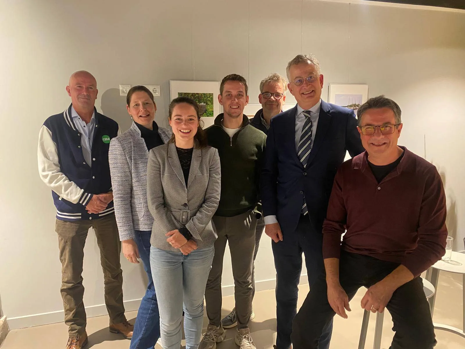 CDA Heusden Samen op de foto met Tweede Kamerkandidaat Jeltje Straatman