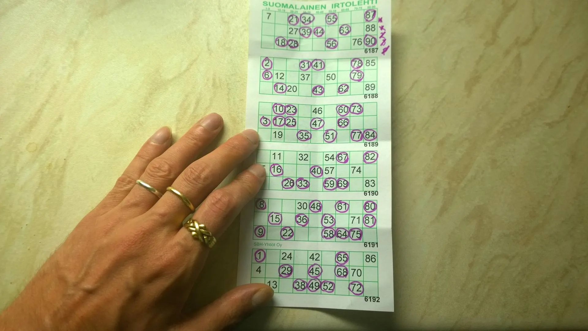 bingo kienen