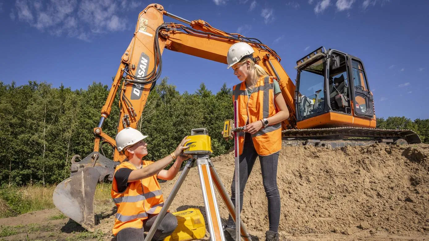 groen grond en infra