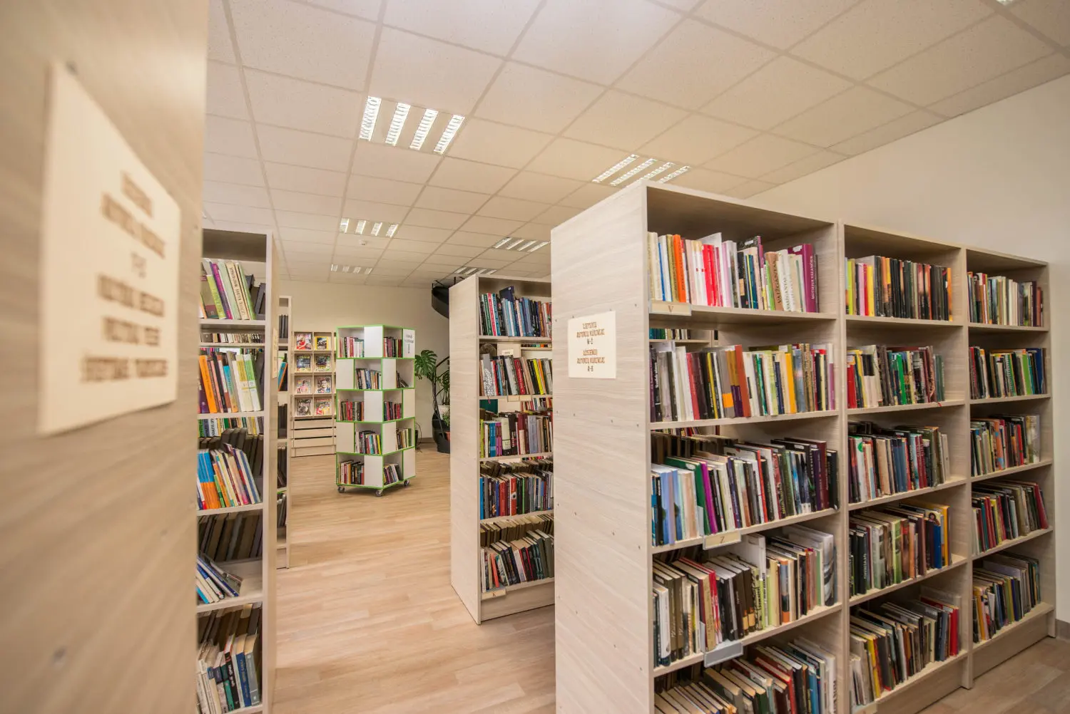 biblioteka evirkecio nuotr