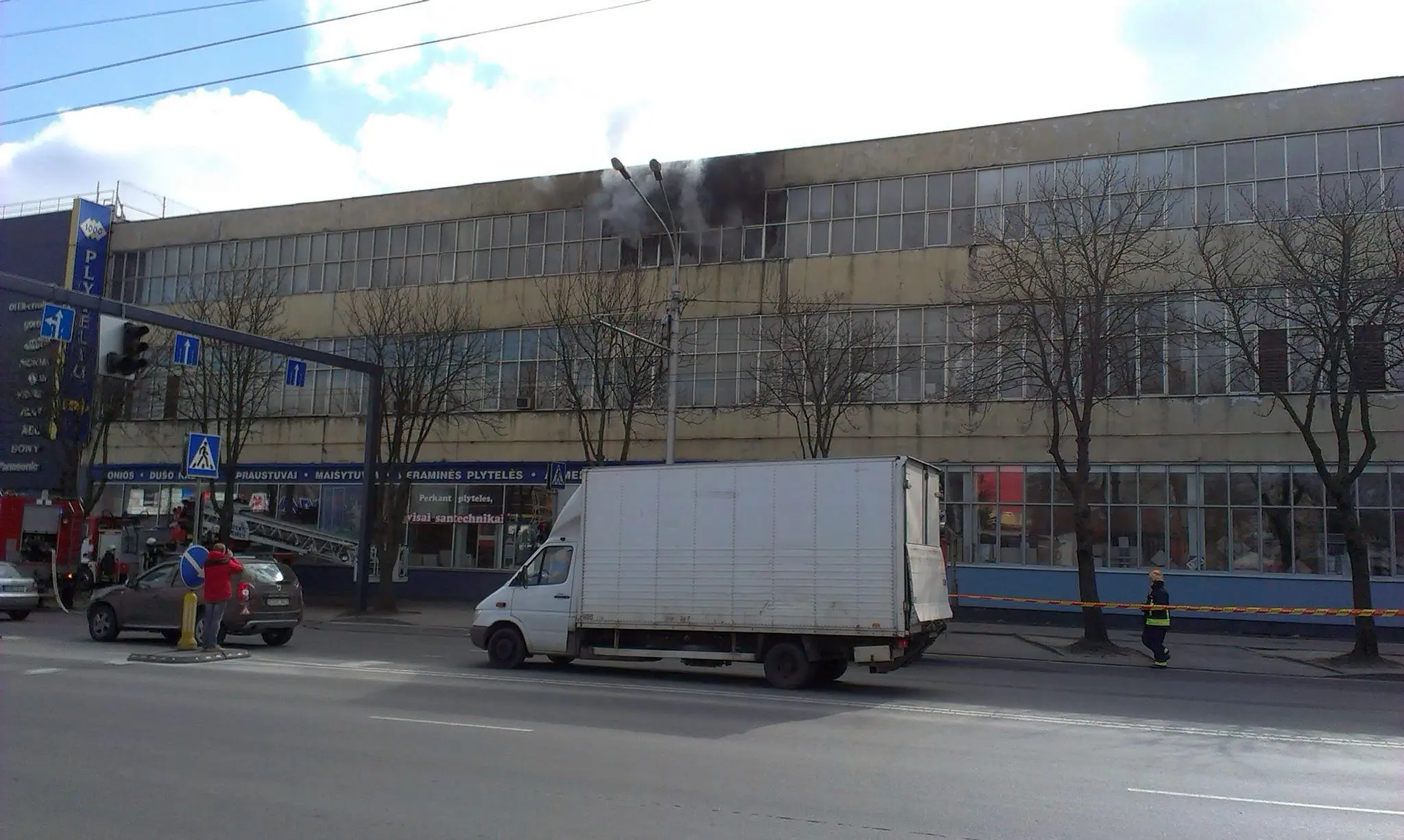 gaisras savanoriu prospekte