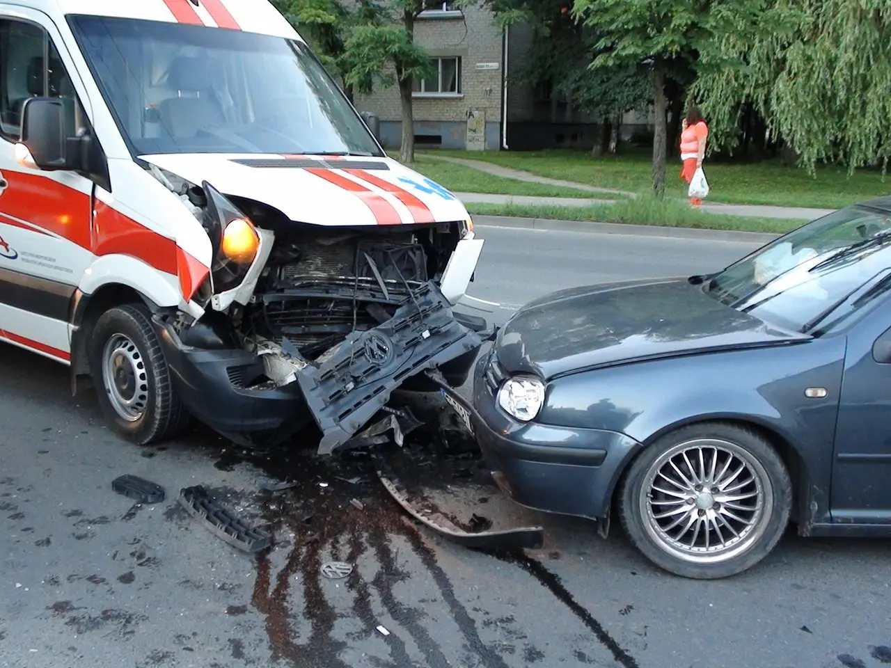 greitosios ir vw avarija kaune 12