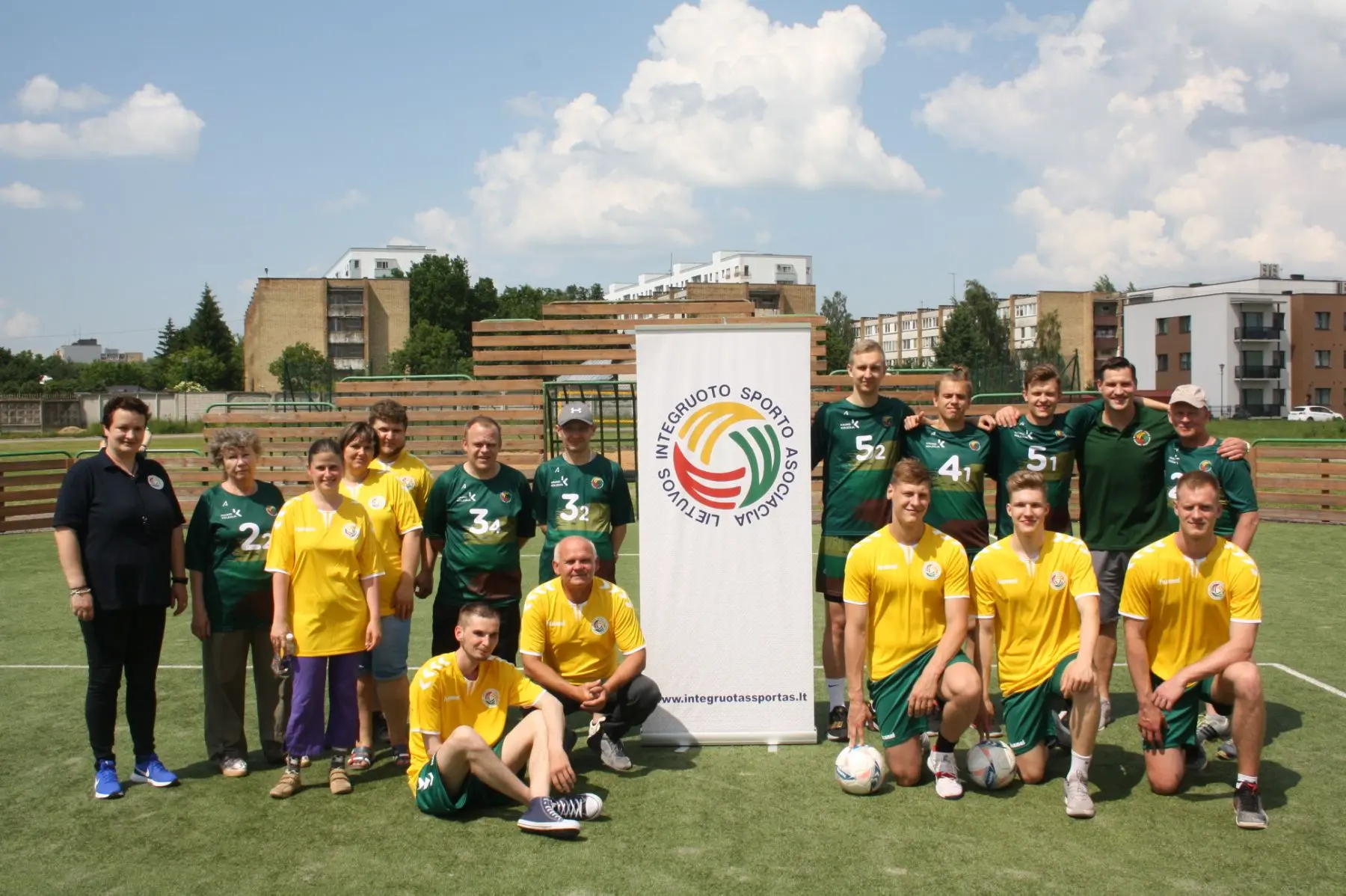 integruoto futbolo komandos kauno kolegijos fotografija