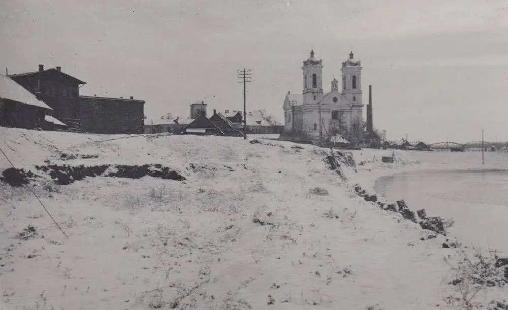 kaunas nemuno krantas ties karmelit banyia 1918 m