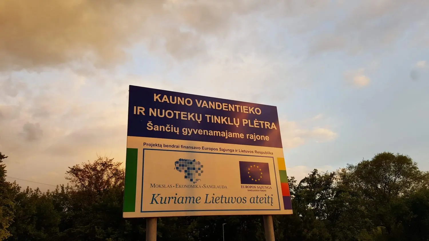 klaida informaciniame lauko stende