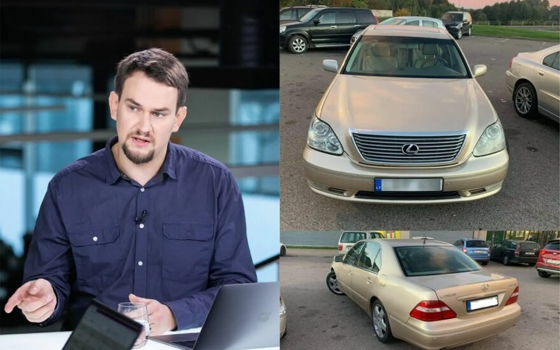 linas ramoska ir jo keliolikos metu senumo lexus ls 87317213