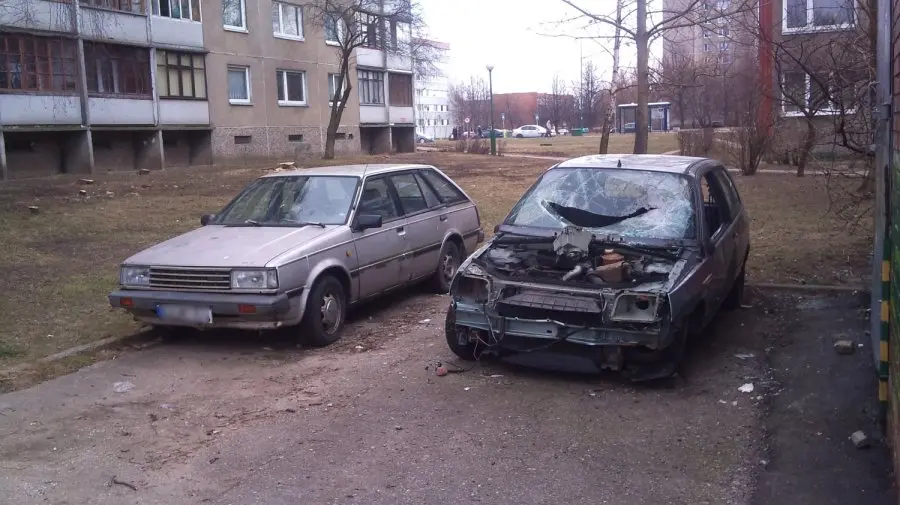 nenaudojami automobiliai