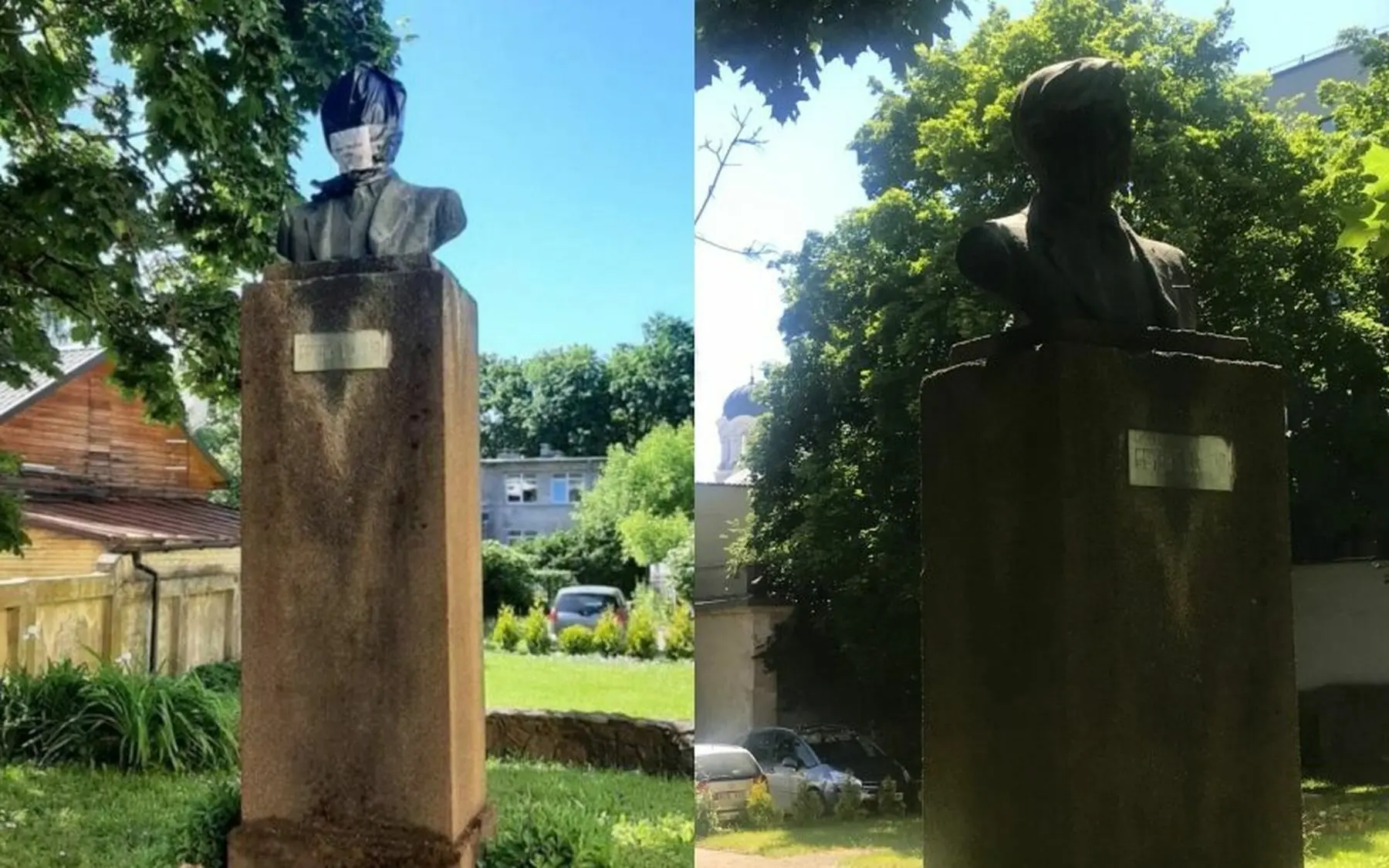 petro cvirkos paminklas kaune