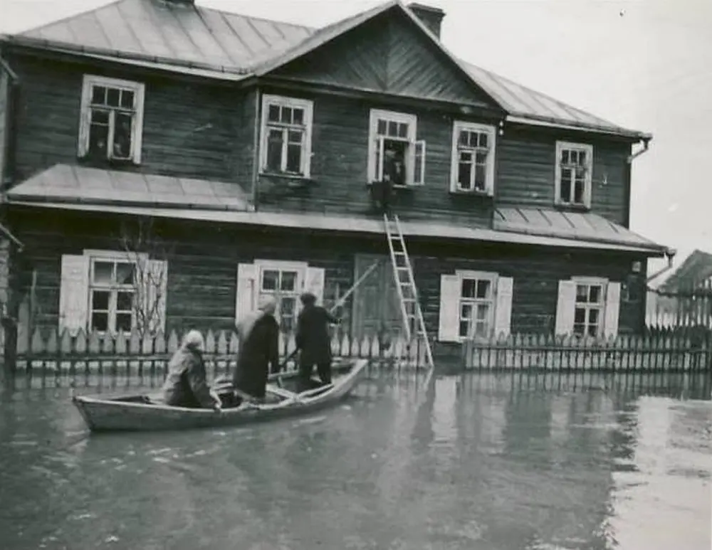 potvynis kaune jonavos gatv 1936 m