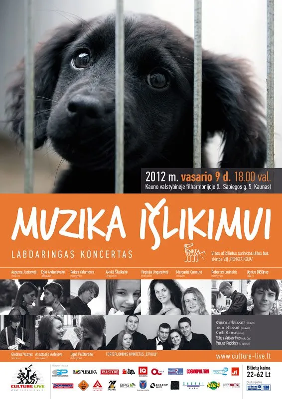 Culture live labdaringas plakatas