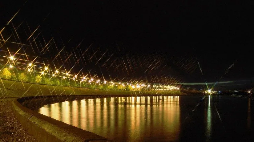 Naktinis Nemunas ties Marvele