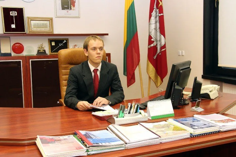 Studento J. Railos diena Kauno mero kėdėje