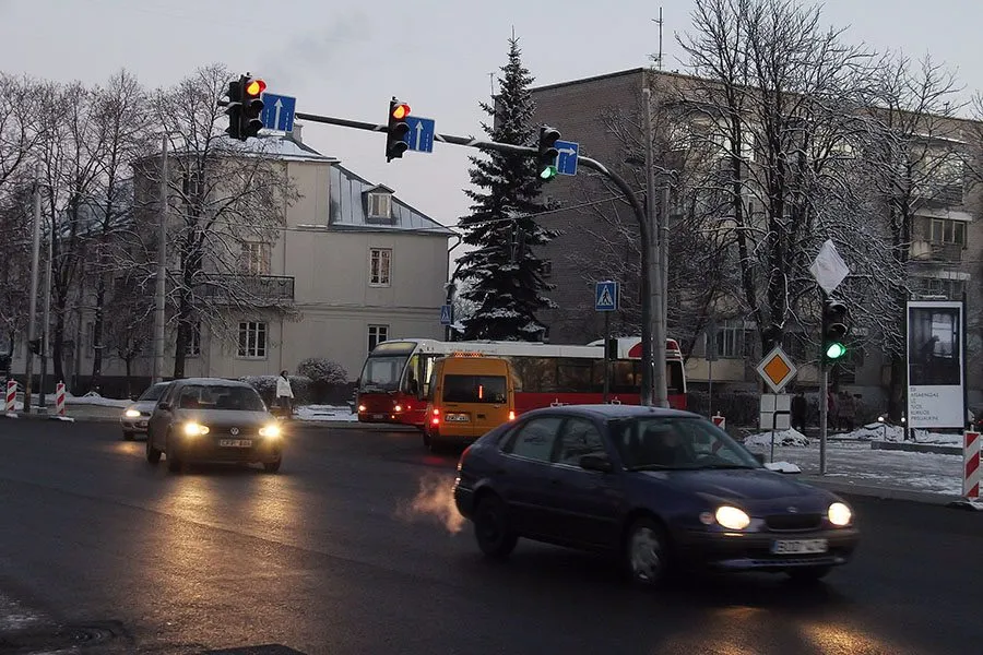 Šviesoforas Parodos gatvėje