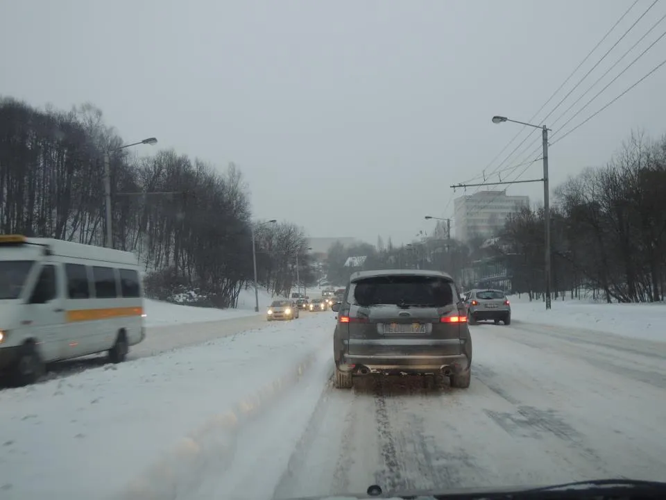 Tunelio gatvė šį rytą