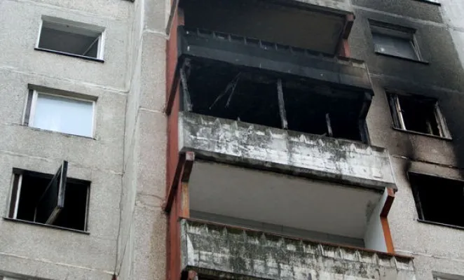 Po gaisro Šilainių daugiabutyje