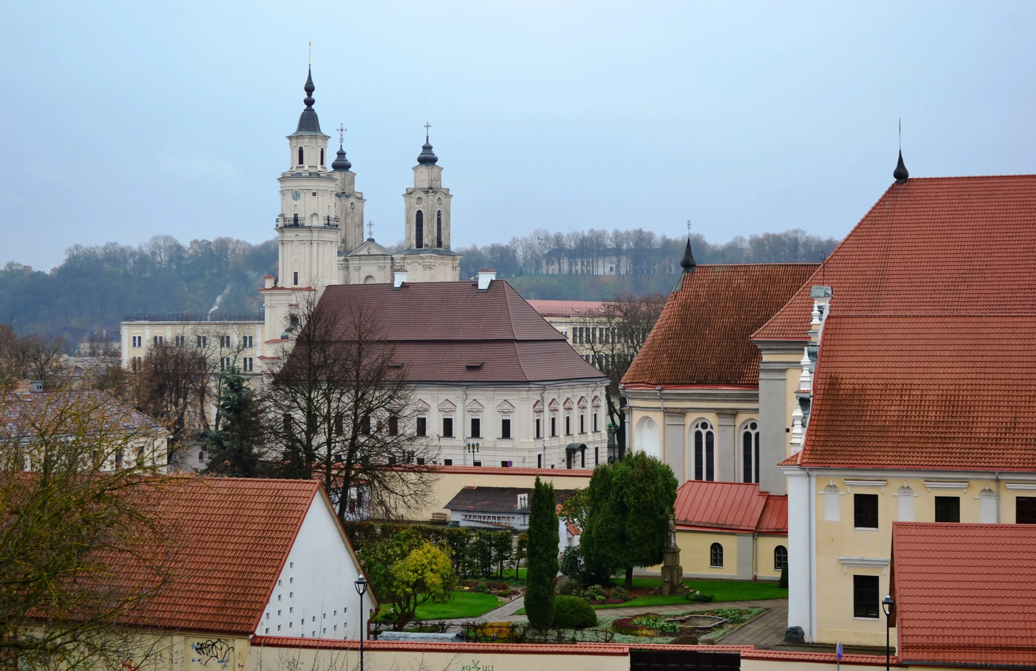Senamiestis nuo Kauno pilies bokšto
