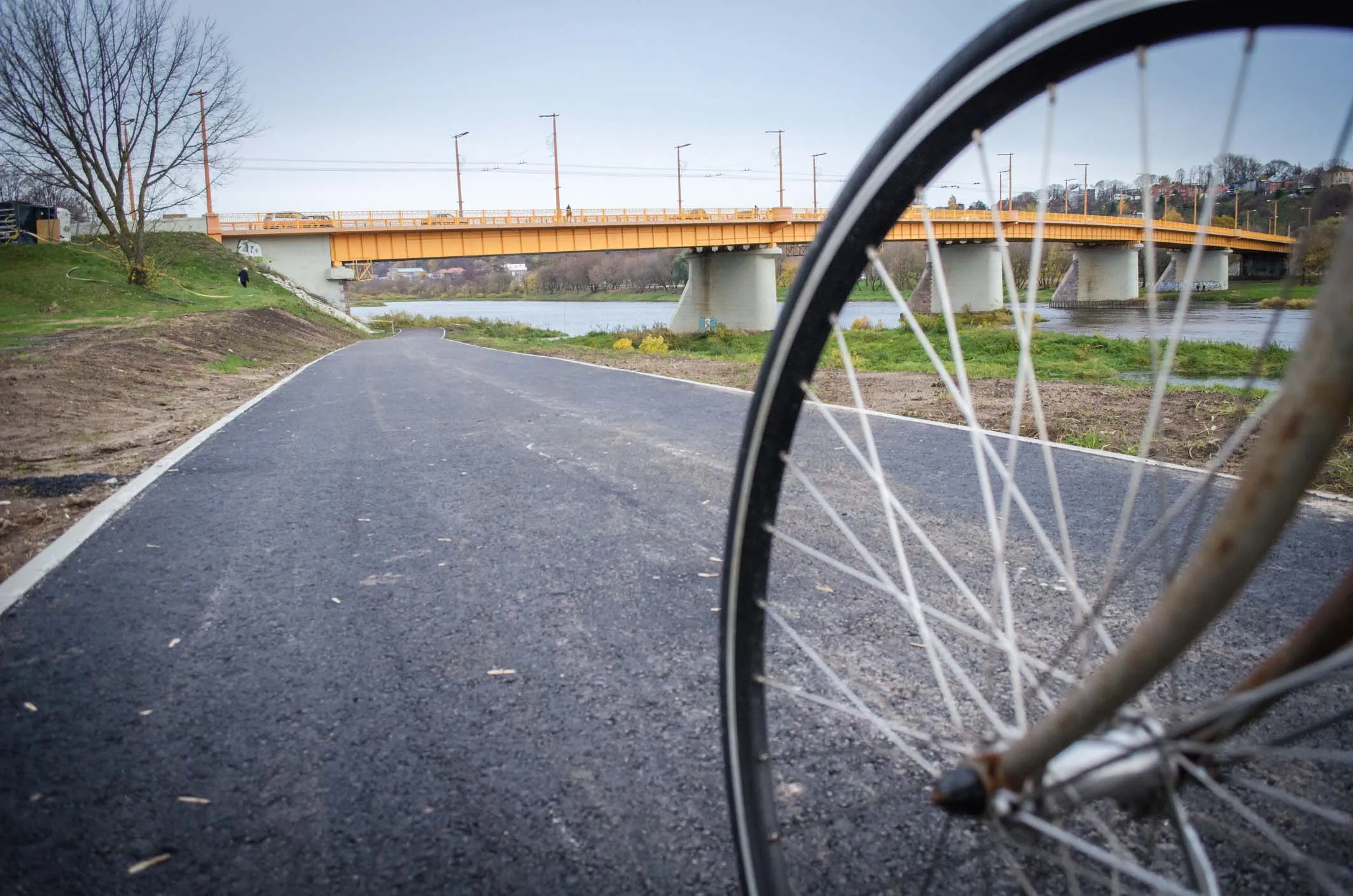Naujas dviračių takas Vilijampolėje