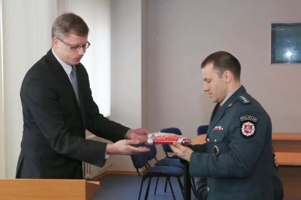 Pristatytas naujasis Kauno policijos vadas