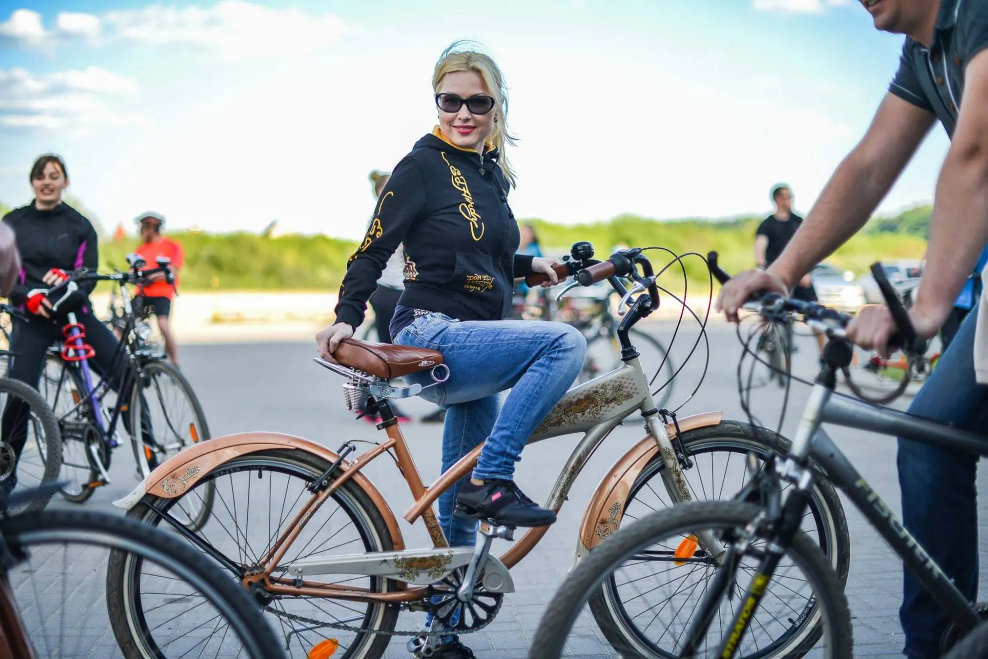 Kauniečiai dalyvavo dviračių ir baidarių žygyje