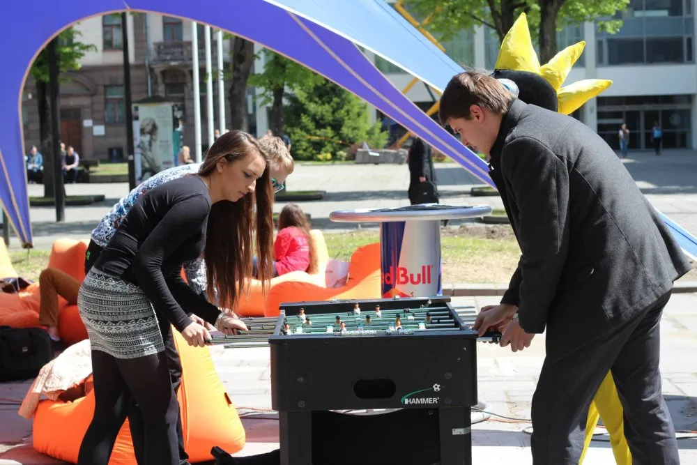 Studentų skvere jau vyksta „Pavasario festivalio“ renginiai