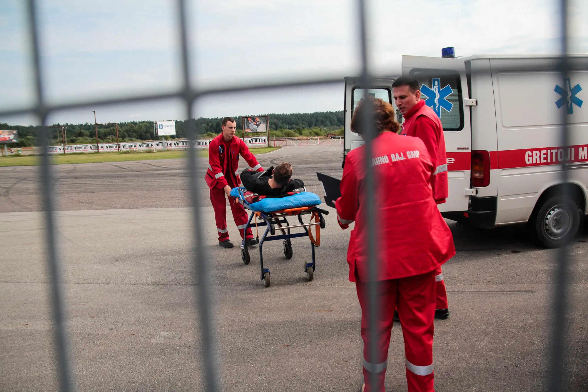 Motociklų lenktynės Kačerginės Nemuno žiede