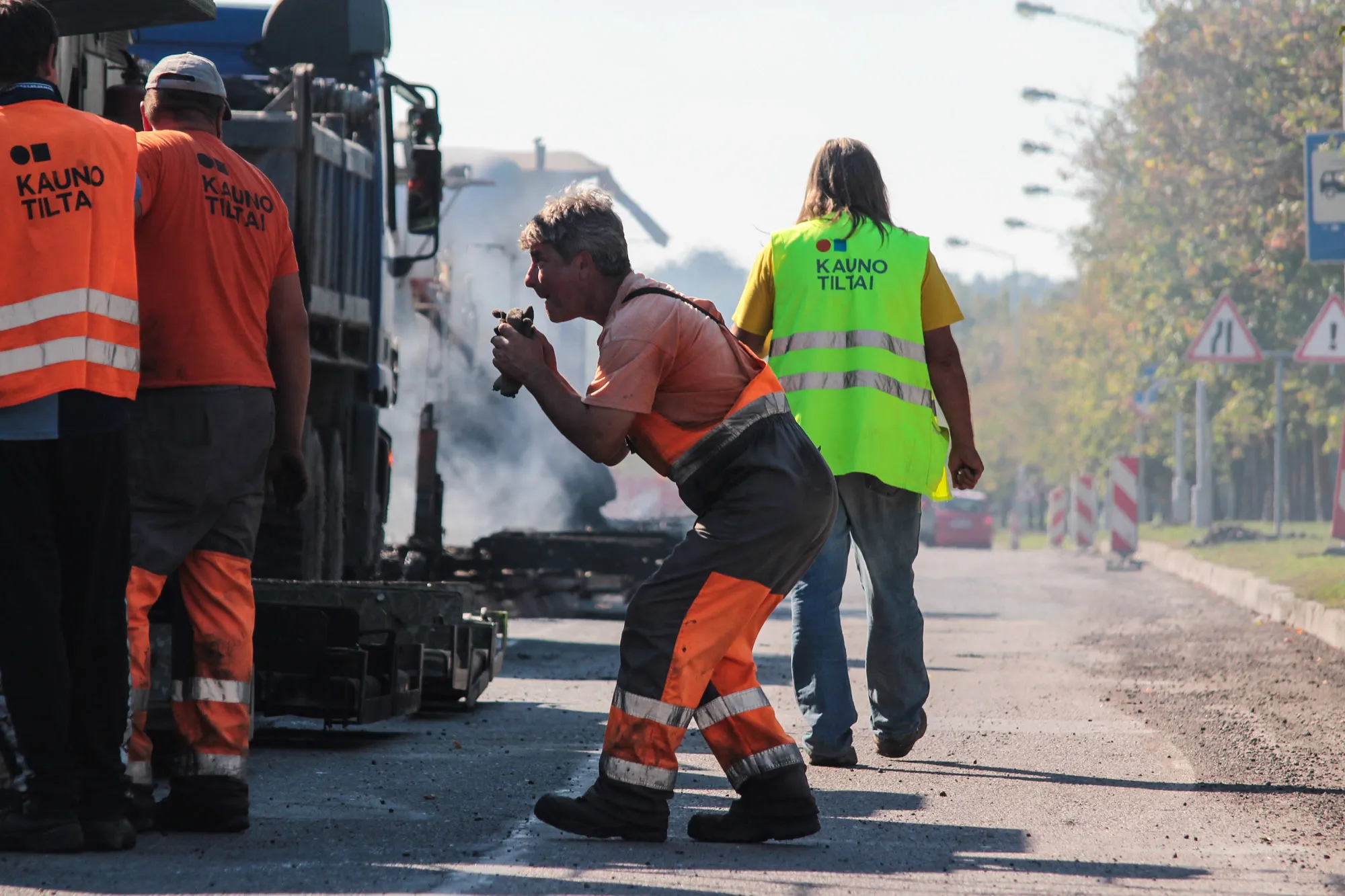 Gatvių asfaltavimo darbai