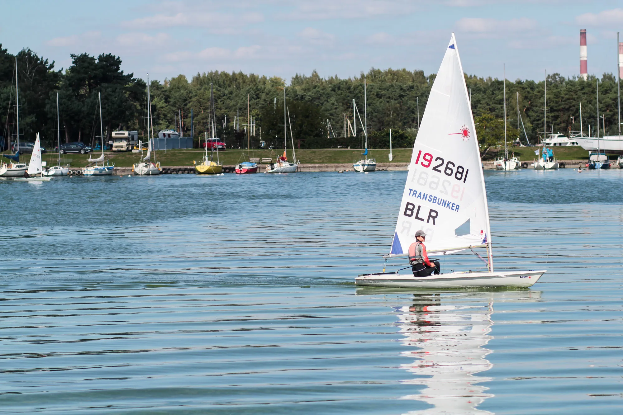 Buriuotojai Kauno mariose