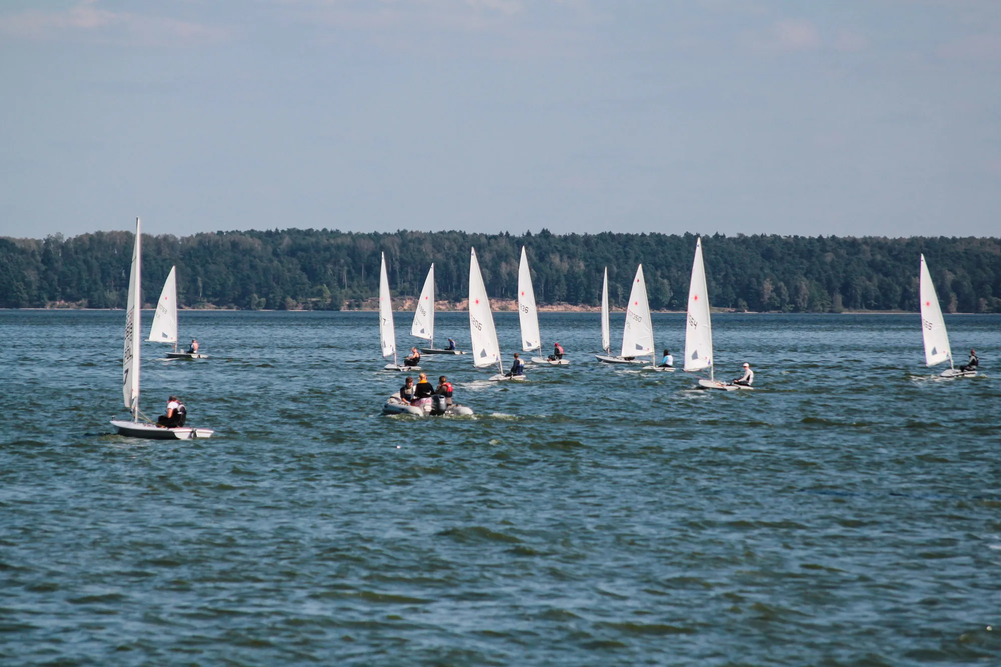 Buriuotojai Kauno mariose