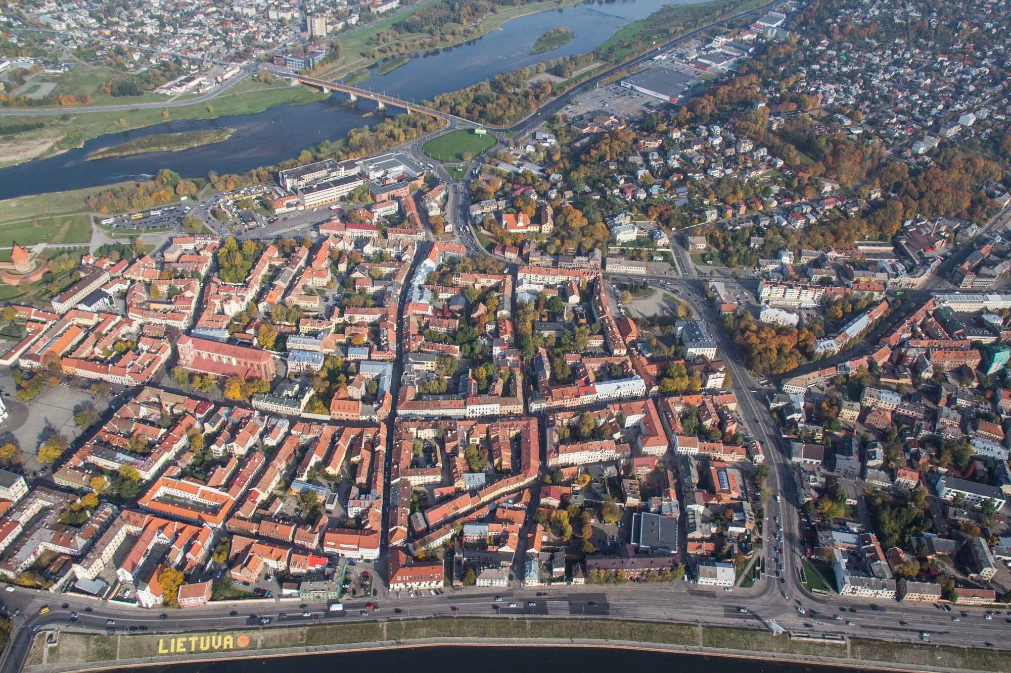 Kaunas iš paukščio skrydžio