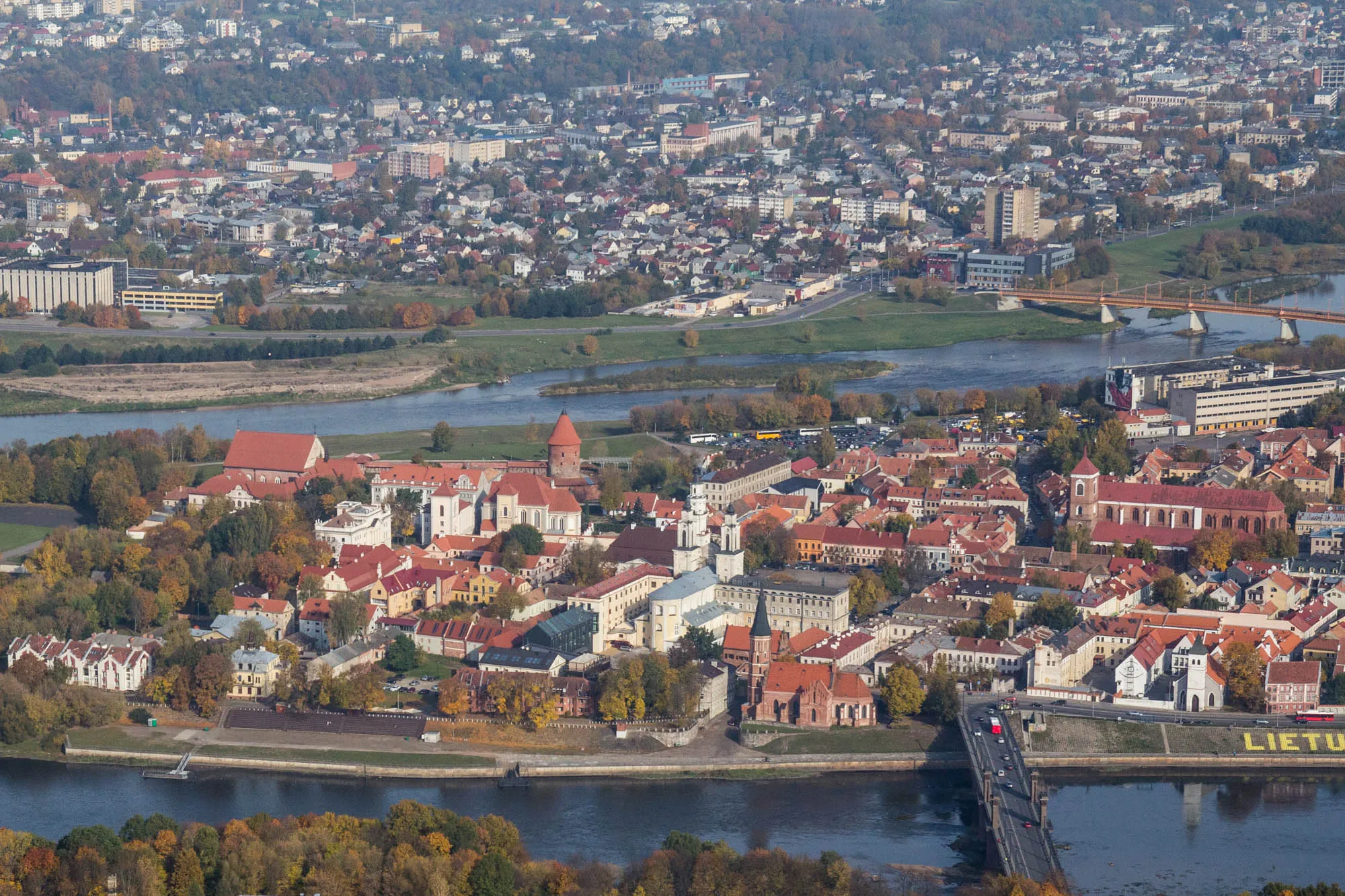 Kaunas iš paukščio skrydžio