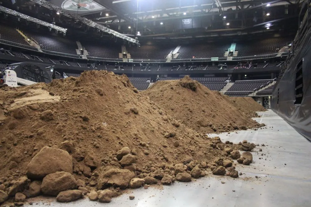 Motokroso trasa arenoje 3