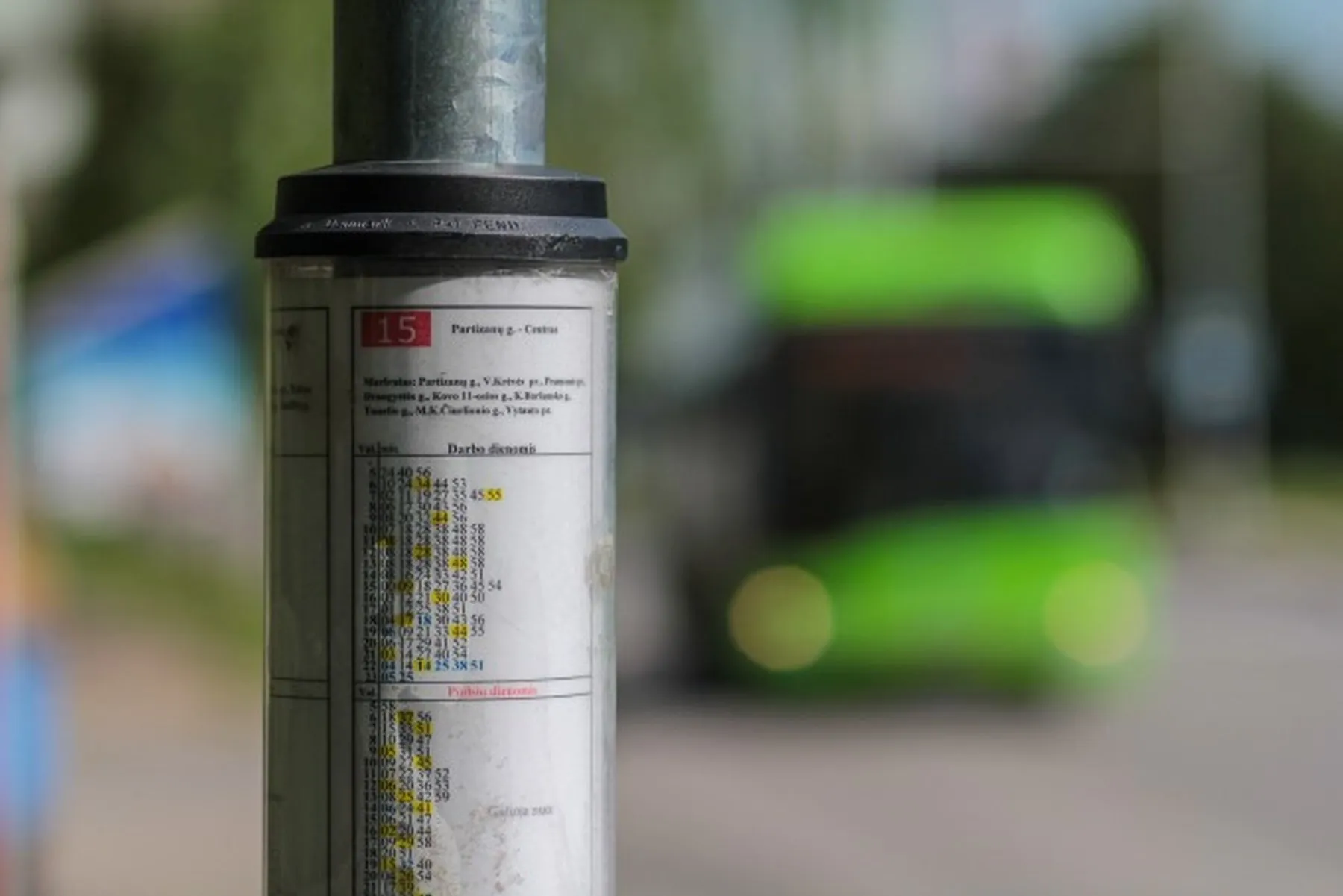 Viešojo transporto tvarkaraštis