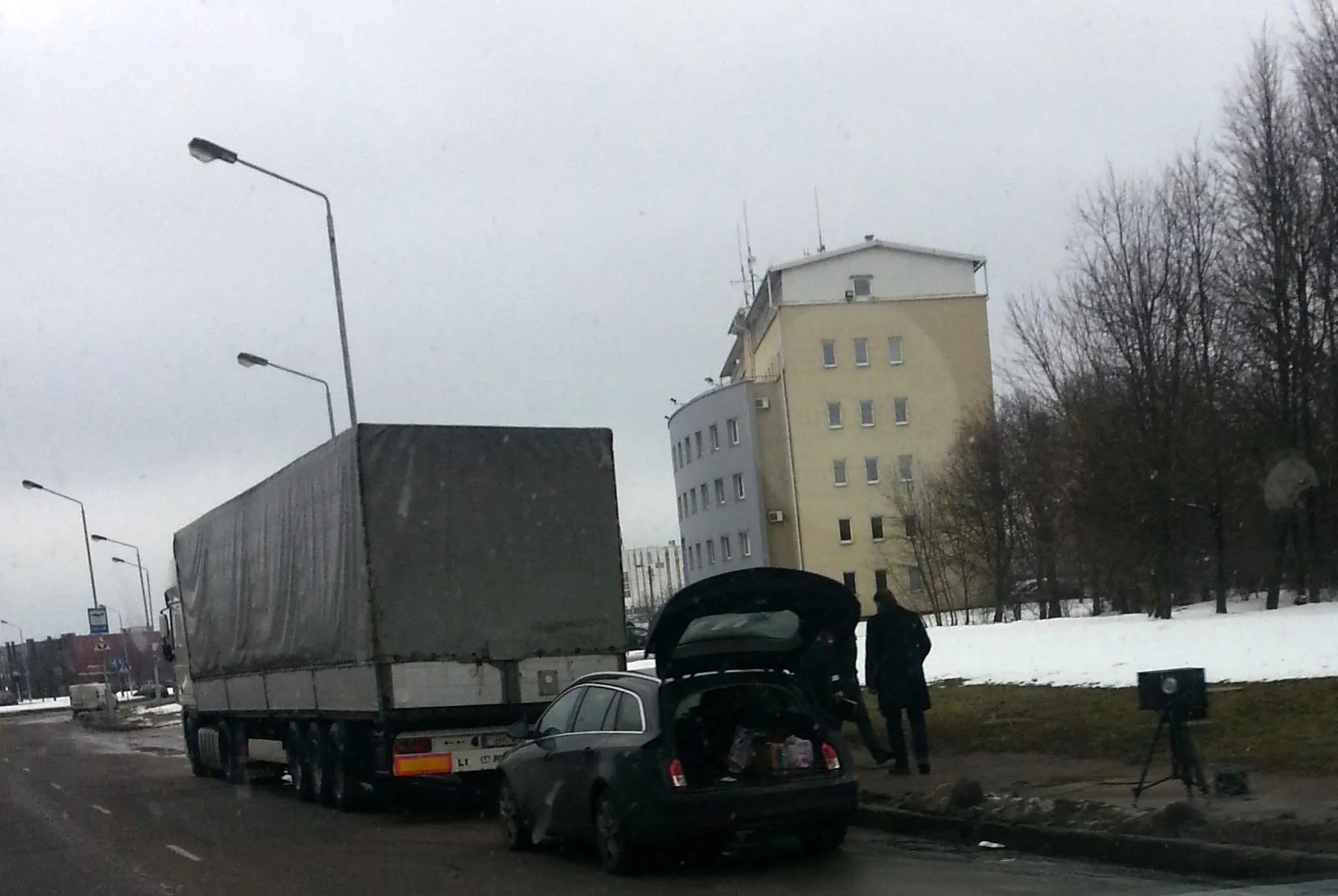 Pareigūnai testuoja naują greičio matuoklį