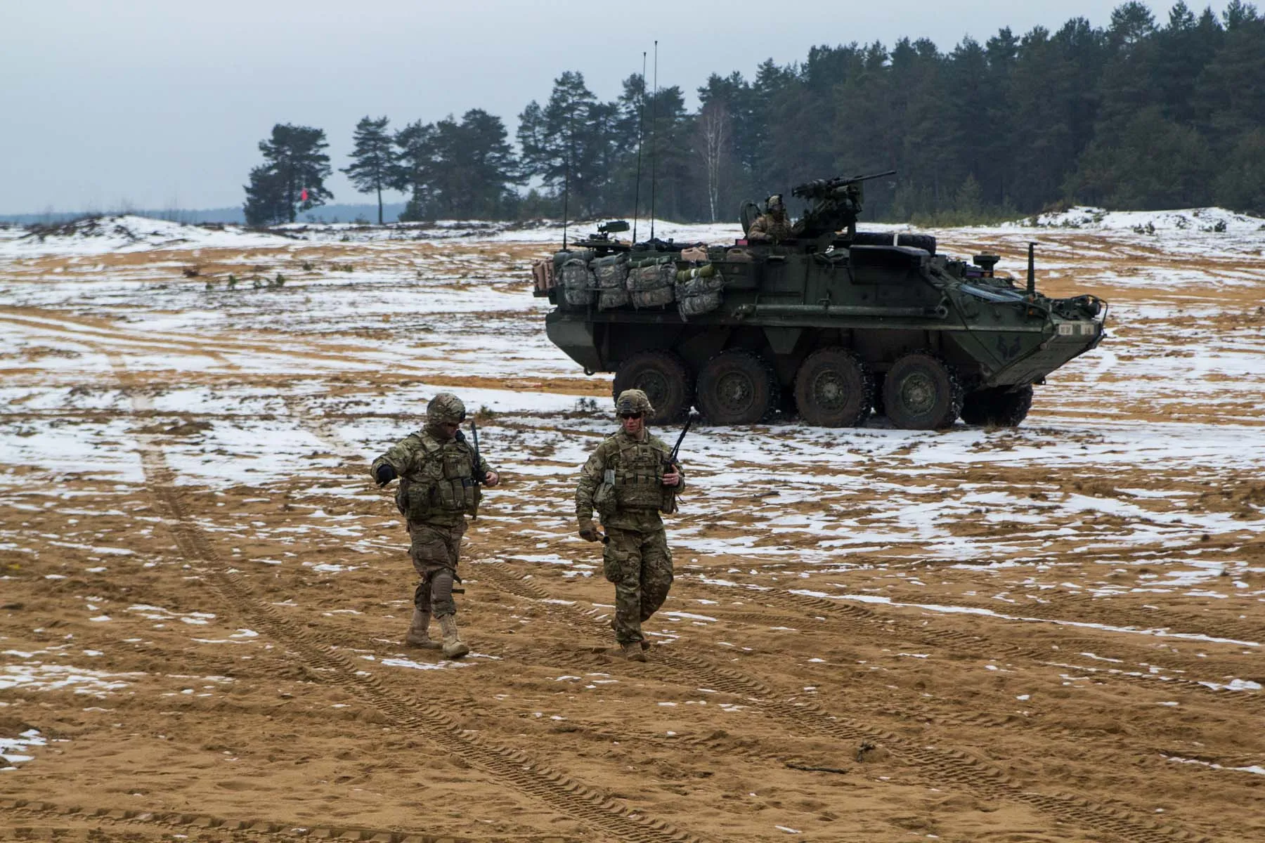 NATO karių pratybos Gaižiūnuose